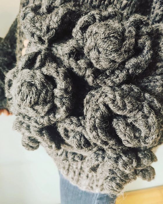 Cardigan Flowers Rapsody