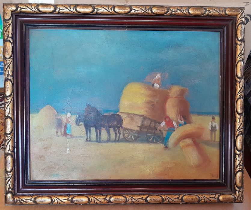 Tablou pictat marime 45 cm x 37,5 cm