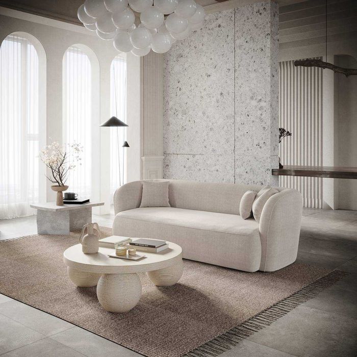 EMY Кадифен троен диван