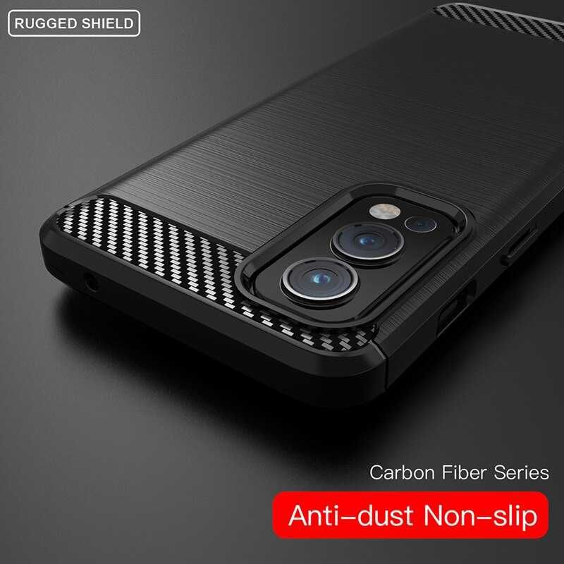 OnePlus Nord 2 5G - Удароустойчив Кейс Гръб CARBON