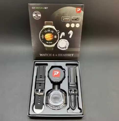 Набор WATCH 4 — Умные Часы с Наушниками!