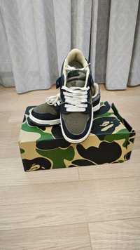 Кроссовки Bape SK8 Star Army Green