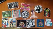 Lot 14 abtibilduri / stickere adezive Hentai, Anime, Game, Story, Film