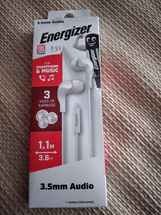 Слушалки за смартфон Energizer