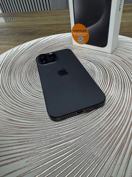Apple iPhone 15 Pro Max , 256GB , Black Titanium FullBox.