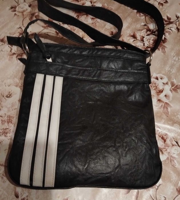 ADIDAS Оригинална Нова Кожена Дамска Чанта