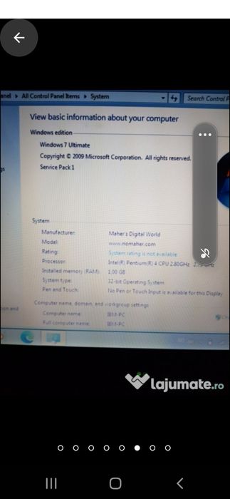 Leptop IBM schimb cu leptop mic