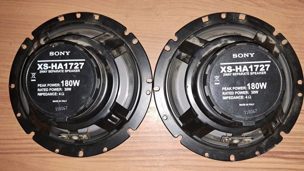 2бр.16.5мм МИИДБАСИ Sony sx-ha1727