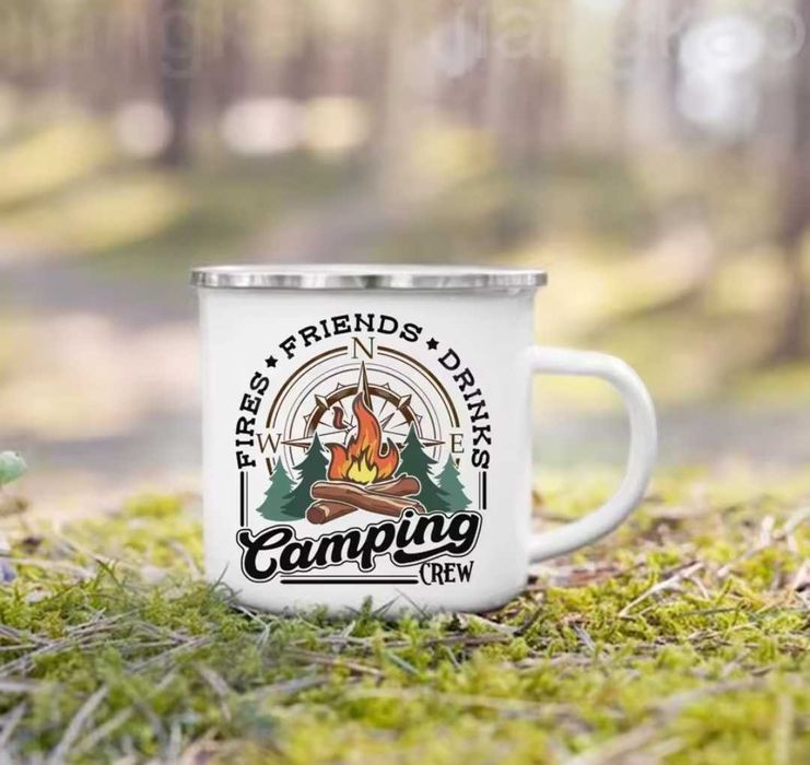 Планинарско метално емайлирано канче Mug