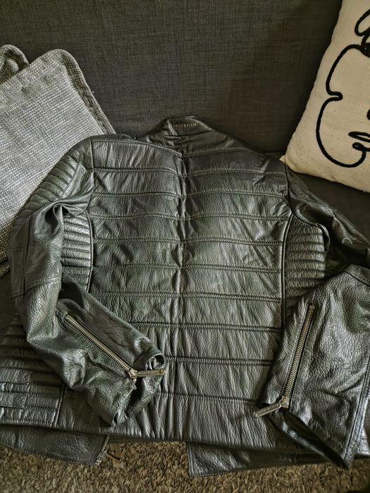 Кожено мъжко яке Philipp Plein