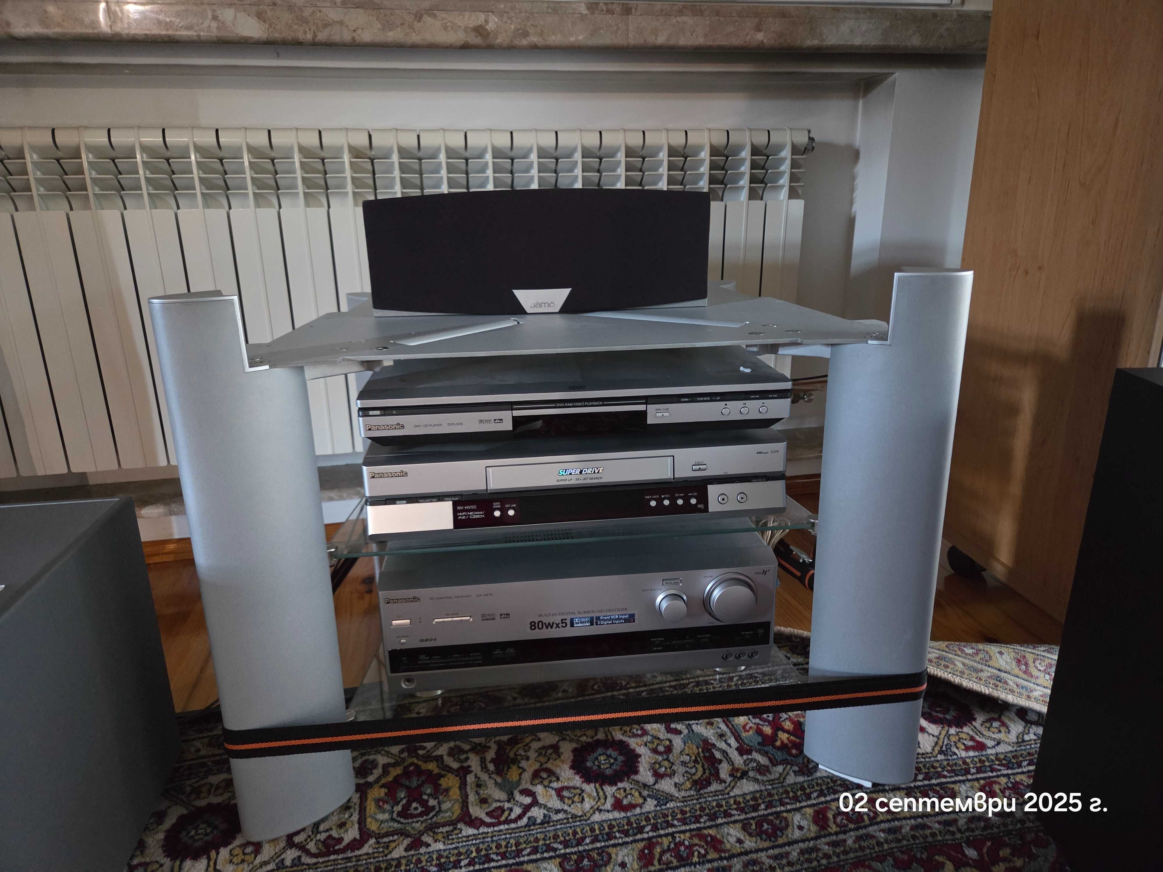 Panasonic DVD S35E-S/NV-HV50EC-S VHS Videorecorder/Ресивър SA-HE75