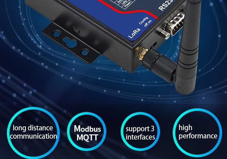 LORA ZLAN9743 IoT device Ethernet modbus rs485 wireless module
