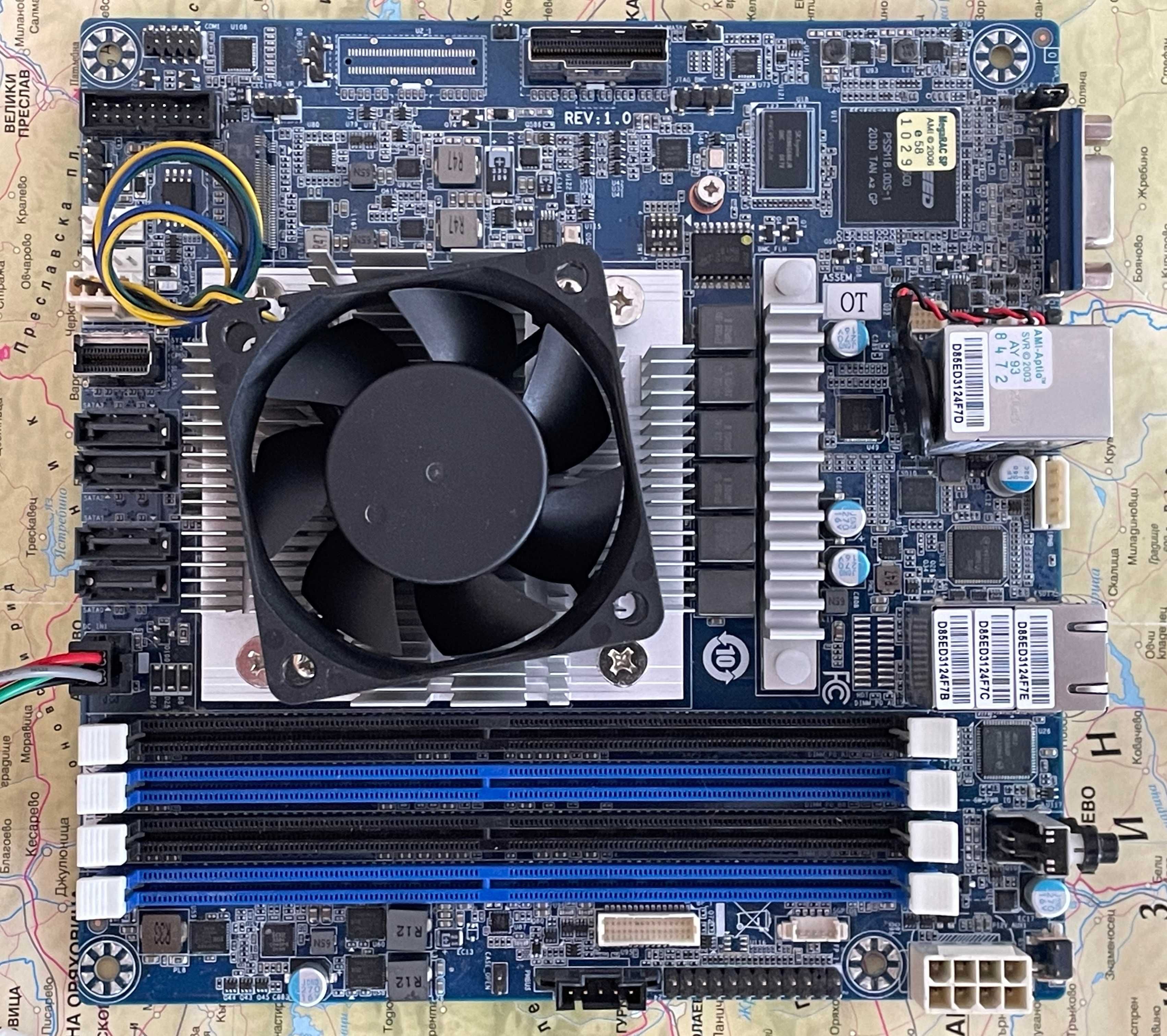 Gigabyte MJ11-EC1 с AMD Epyc 3151 4C/8T и 32GB DDR4 ECC RAM