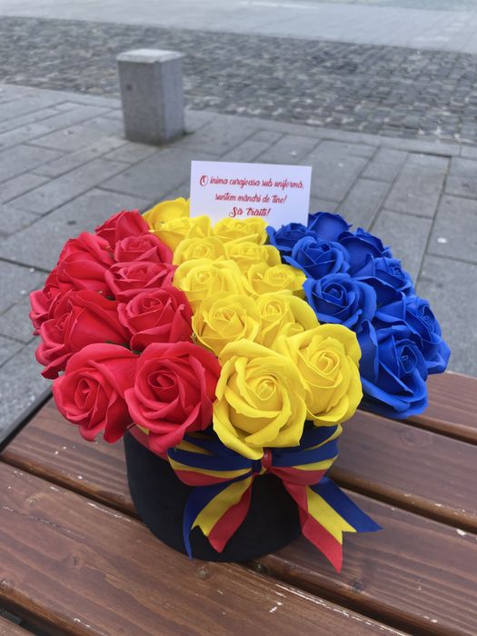 Buchete flori trandafiri  de sapun parfumati