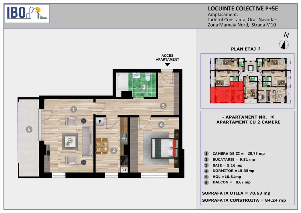 Apartament Tip Studio - Mamaia Nord / Sat - Rate pe 5 ani