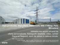 Hala productie, depozitare, showroom, 600-1746mp, Parc Miroslava