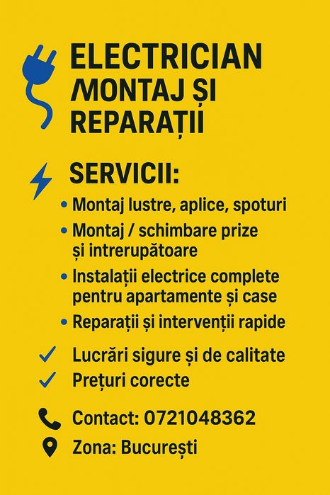 Electrician montaj