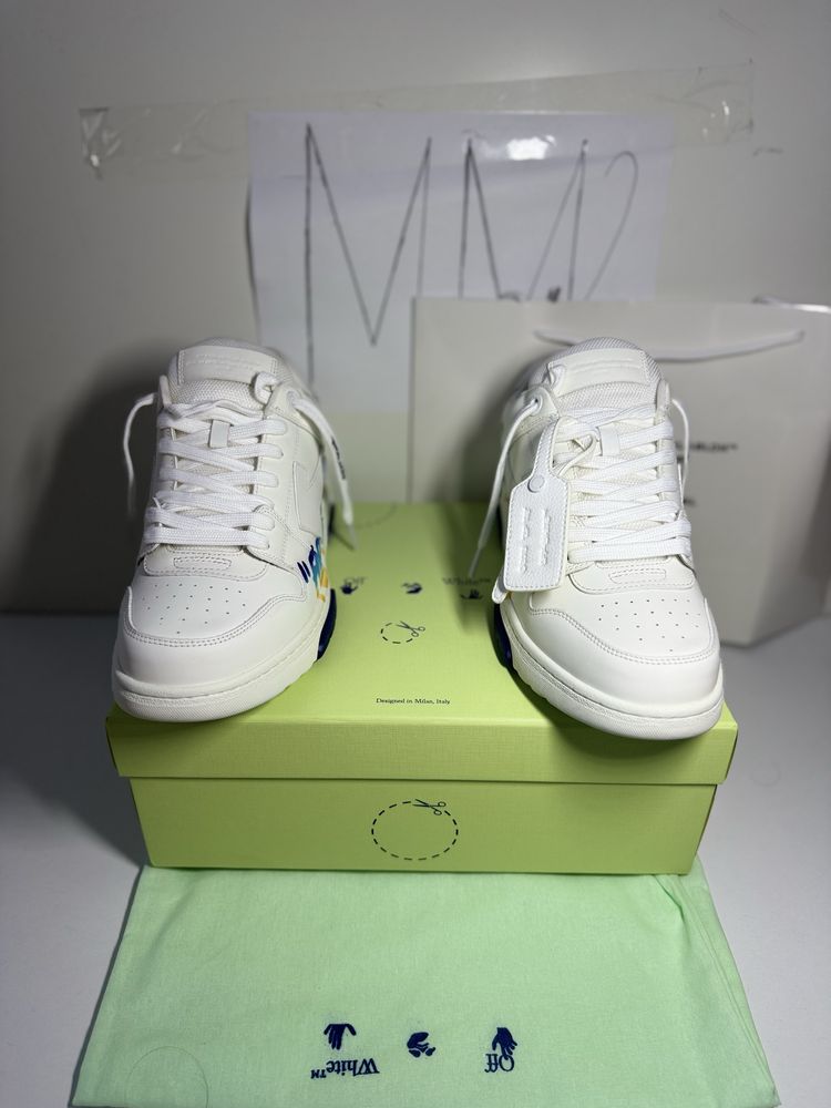 Adidasi Off-White Out Of Office Lace-Up Sneakers for walking