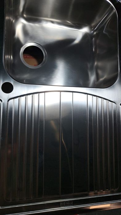 Chiuvetă Franke inox, cu baterie și scurgere ,citiți descrierea