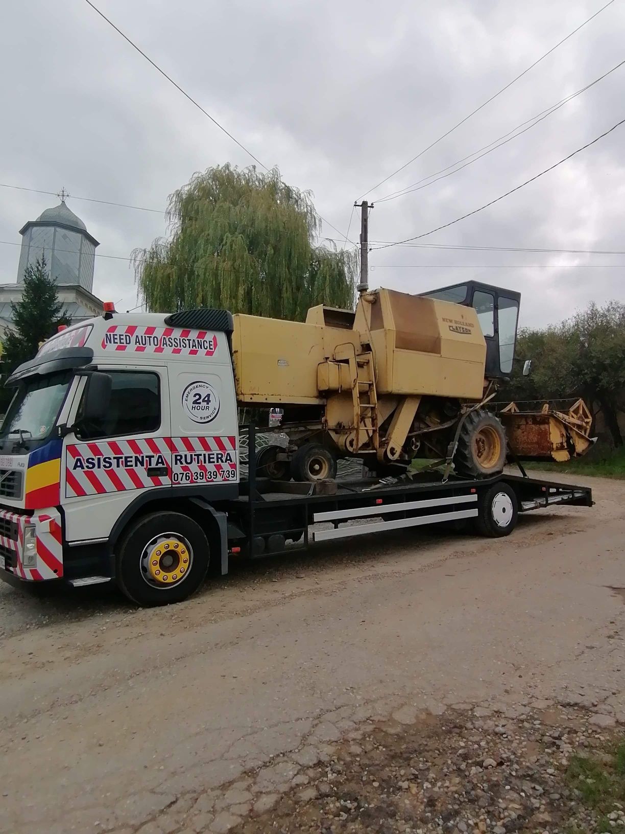 Tractari auto Camioane, transport utilaje grele buldo,taf,manitou