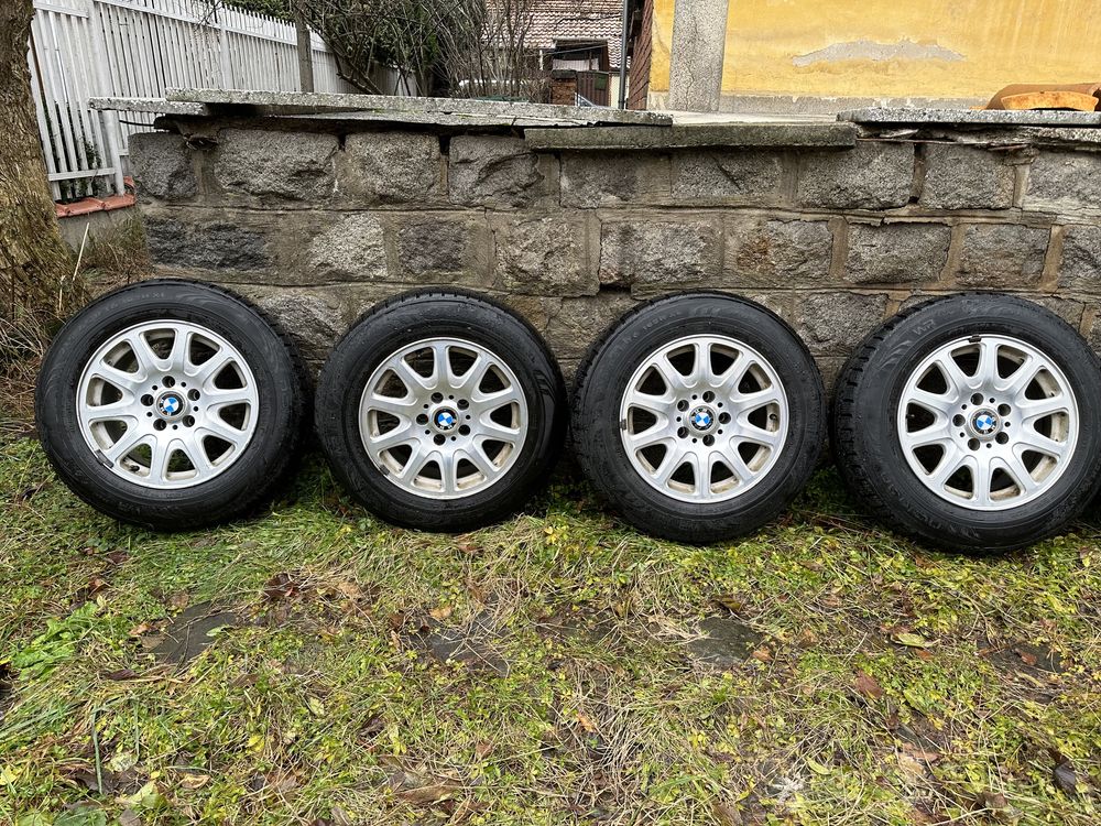 Джанти с гуми зимни Nokian 215/65-16 BMW БМВ 7 Е38