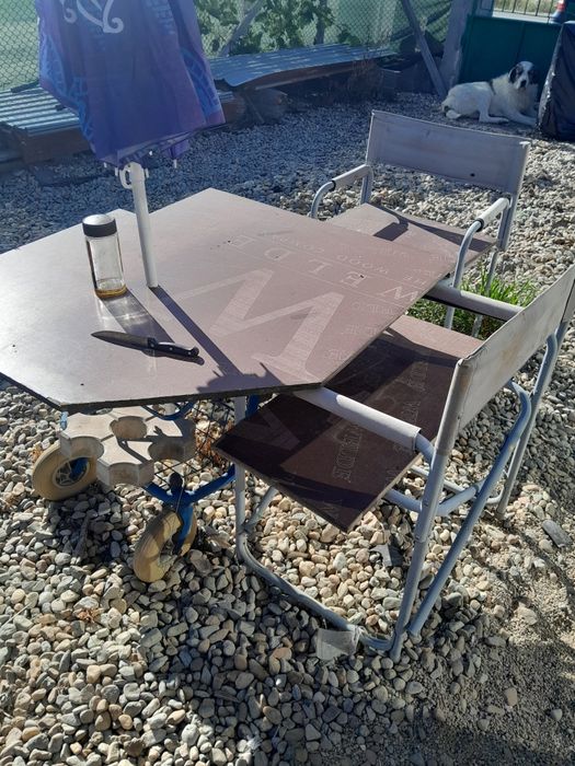 Ansamblu masa scaune terasa gradina