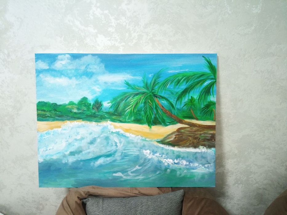 Картина на холсте ,написанная акриловыми красками.Размер 600*800