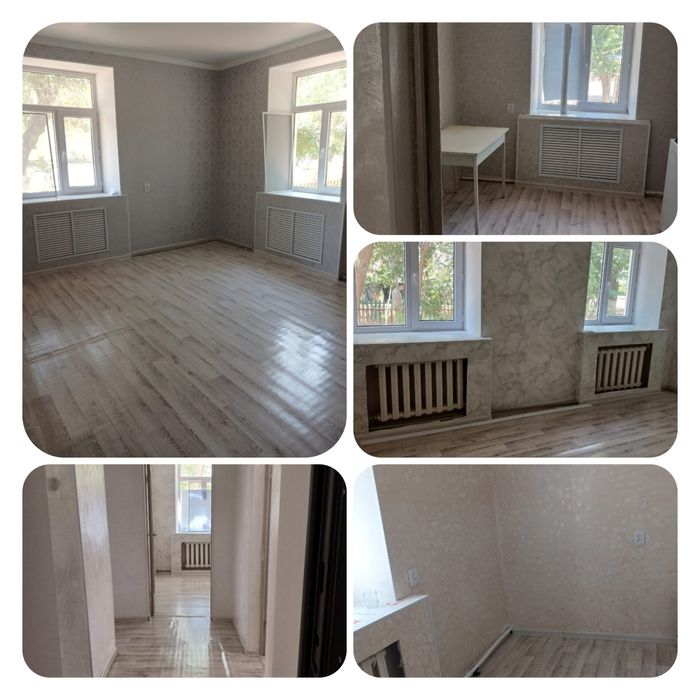 Үш бөлмелі квартира сатылады .