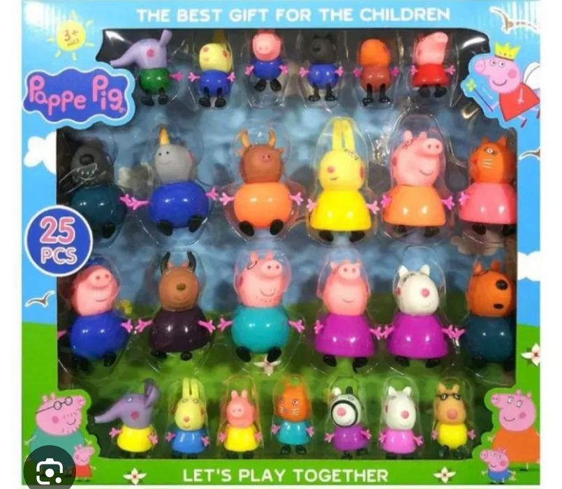 Фигурки пепа пиг 25 броя