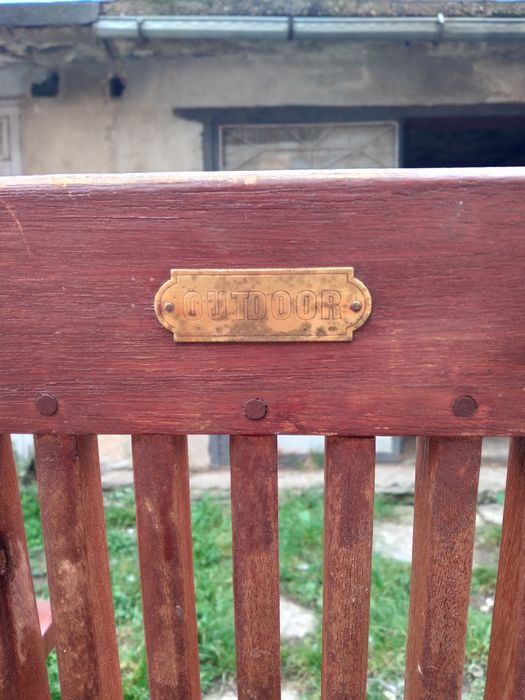 Scaune lemn masiv pt terasă