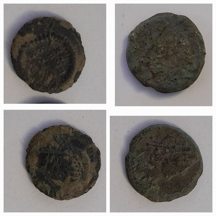 2 monede Antice patina stare excelentă Cerificat