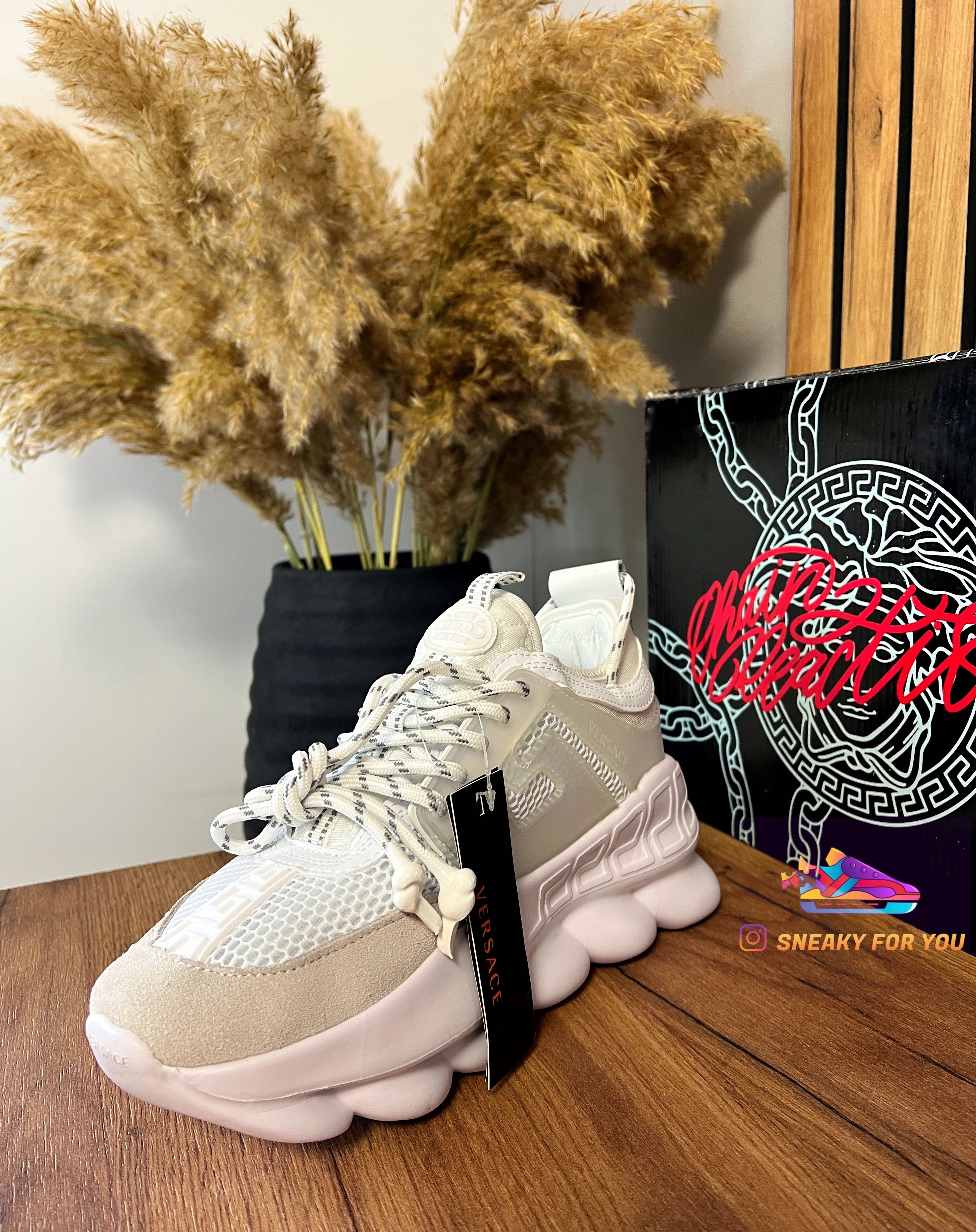 36-45 Versace Chain Reaction Full White