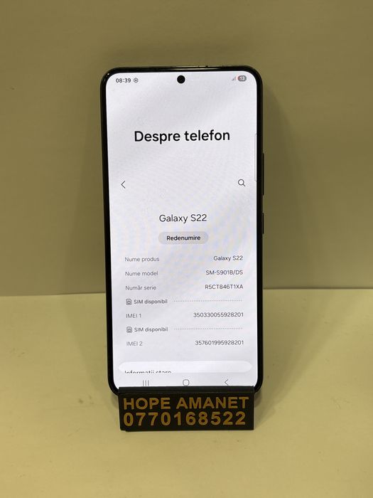 Hope Amanet P1/ Samsung S22 128 GB 8 GB RAM #36540