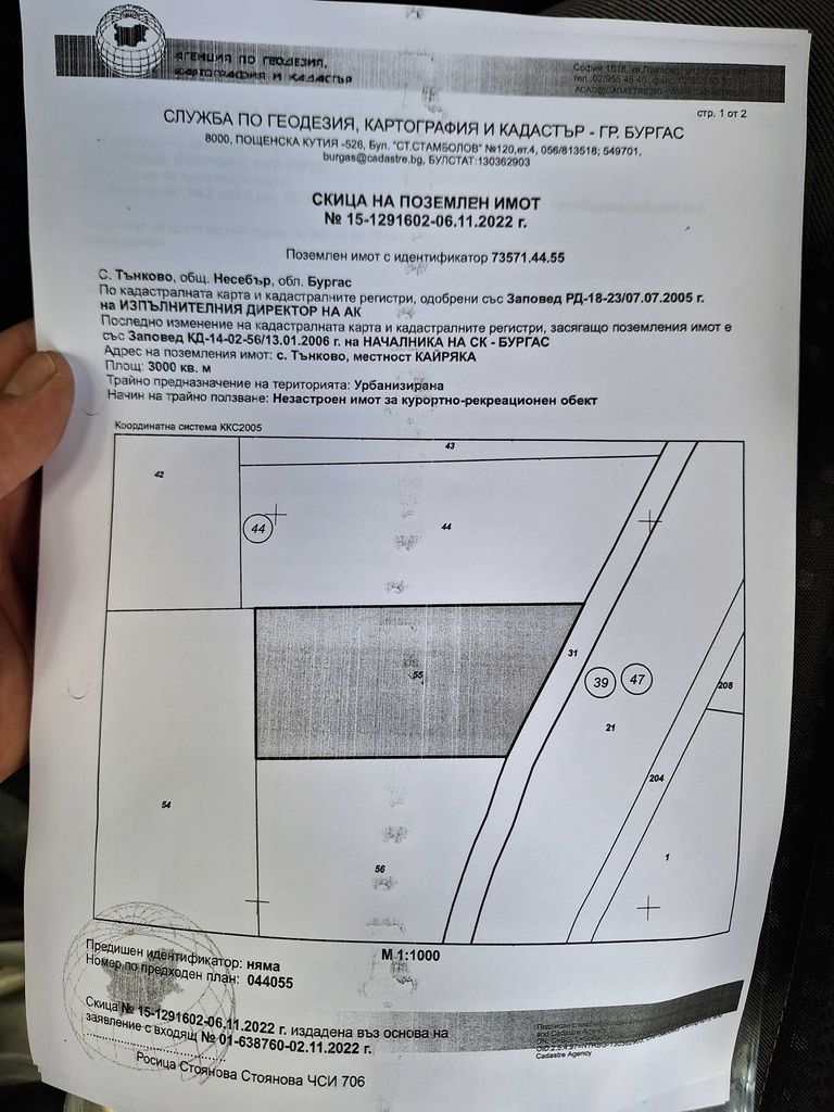Продава се Парцел в Несебър - 3000 кв.м за 20 €/кв.м - Снимка #5