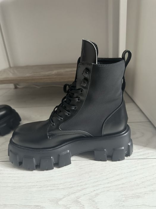 Prada Monolith Boots Size 40