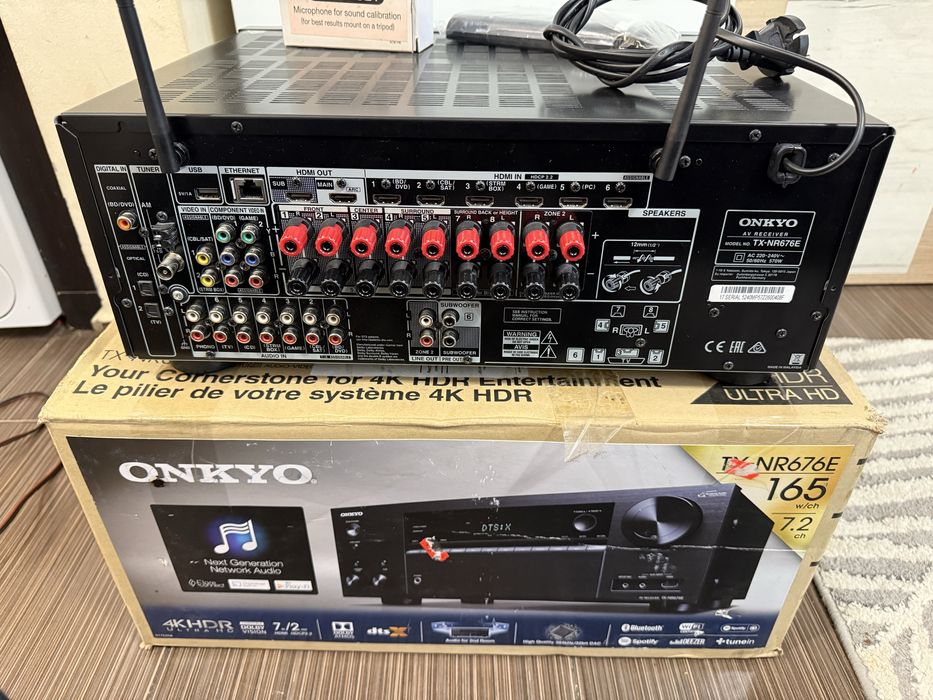 Onkyo TX-NR676e Bluetooth Wi-Fi Dolby atmos