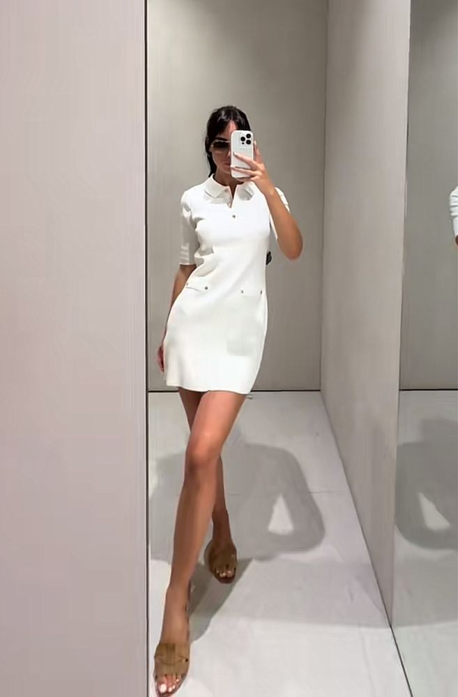 Рипсена рокля Zara