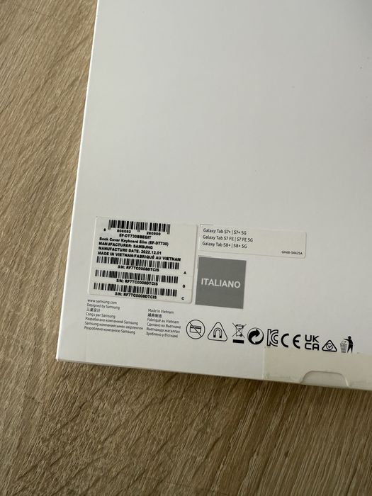 Husa + tastatura Samsung Tab S7+ S8+ S7 FE originala sigilata