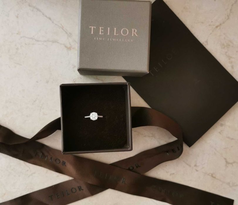 Inel logodna aur 18K Teilor, 0.5ct