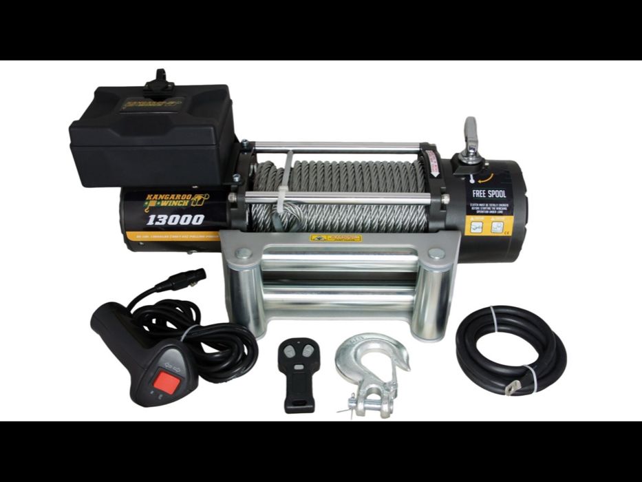 Troliu electric PowerWinch Kangaroo 13000 lbs 5907kg 12V Platforma 4x4