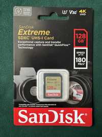 Card de memorie SanDisk Extreme 128GB SDXC
