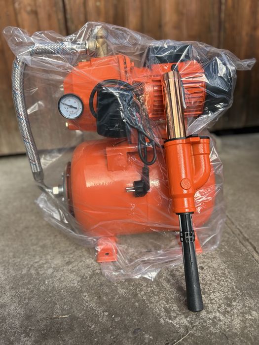 Hidrofor cap de fonta cu ejector