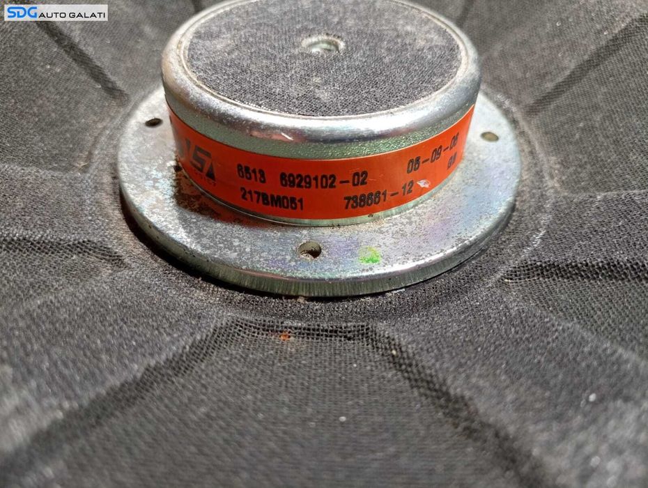 Boxa Difuzor Subwoofer Dreapta Fata Podea Logic 7 BMW Seria 3 E90 E91 2004 - 2012 Cod 6925336-08 217BM056 24906-B0042 [M3920]