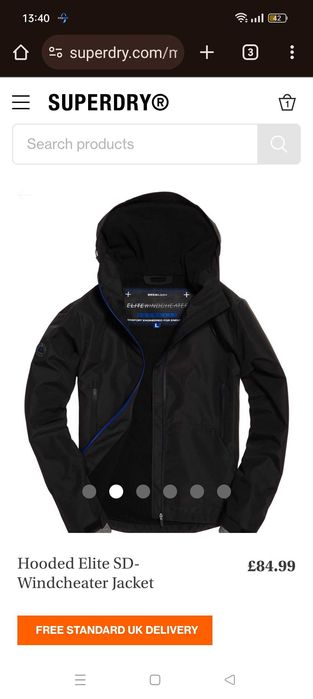 Superdry Elite Windcheater jachetă
