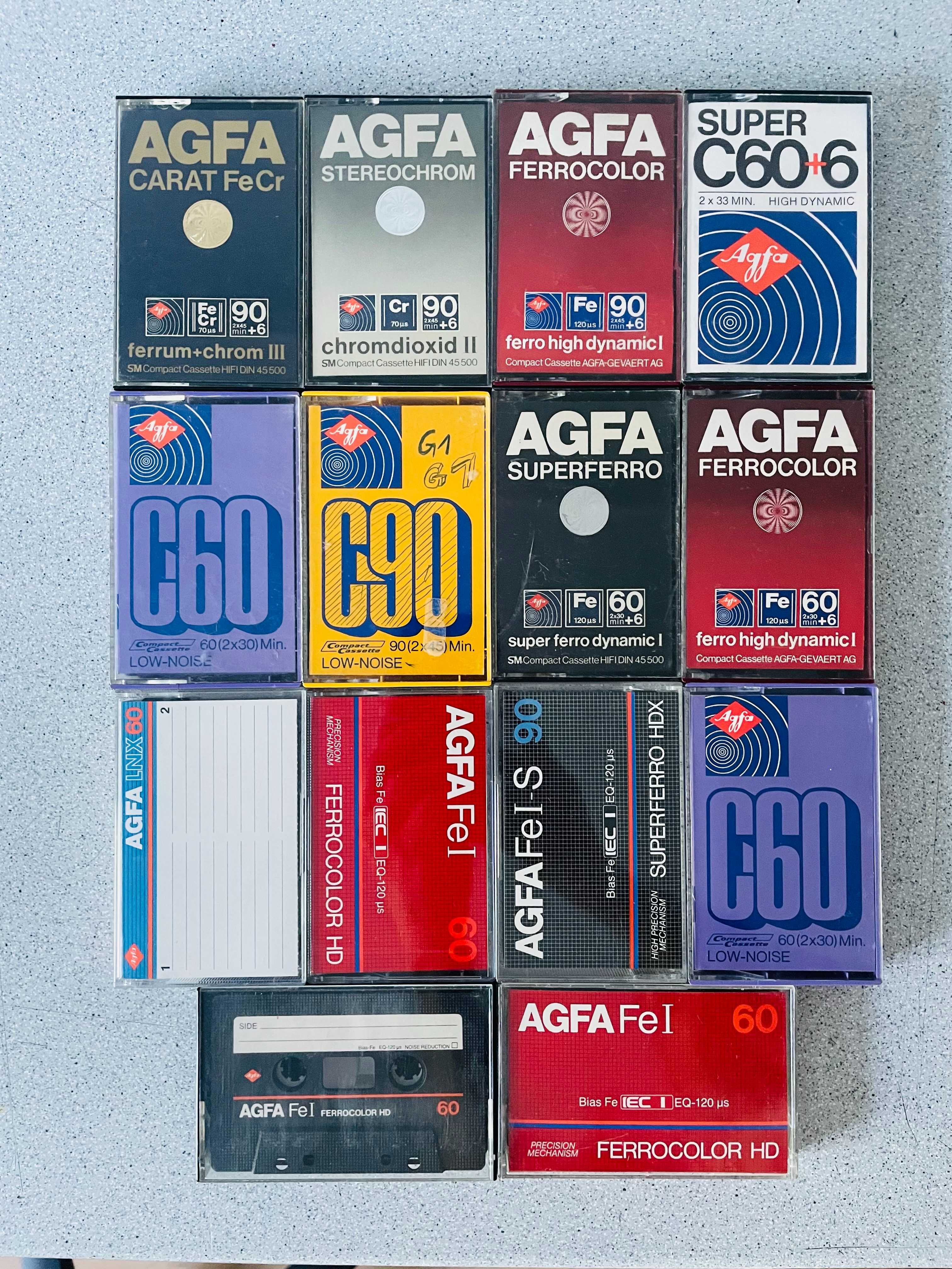 Lot casete AGFA 1979-1985 (colecție)