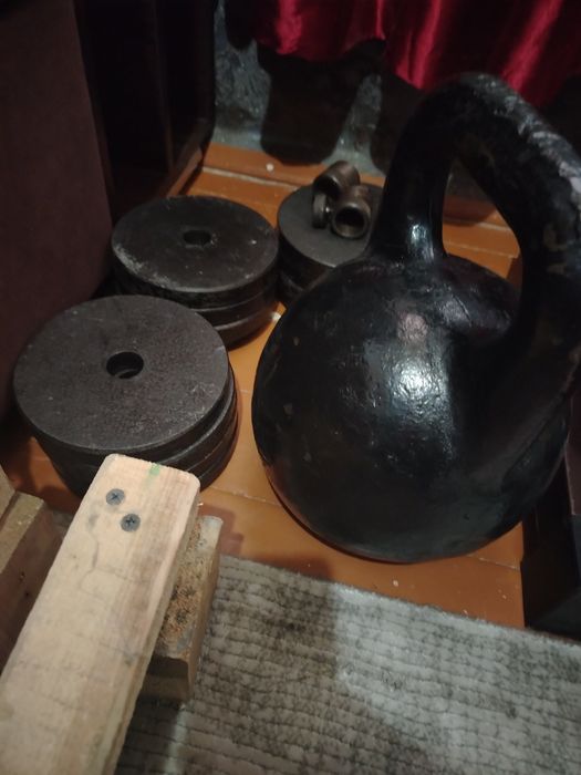 Штанга Гантели Гиря скамья.