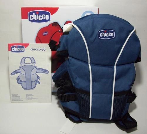 Кенгру Chicco GO BABY для новорожденных. Синий