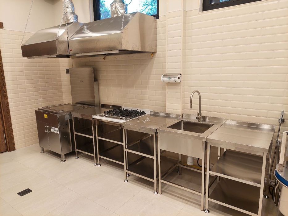 нержавеющей столы, мойки, стеллажи