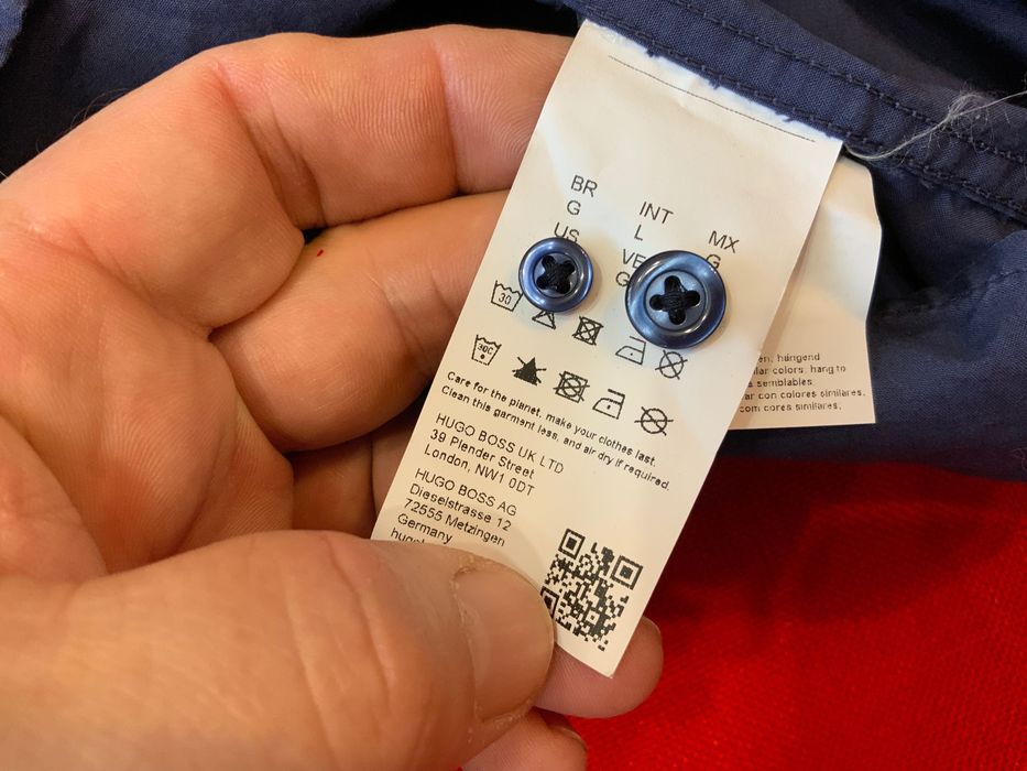 Hugo Boss-оригинална риза 50 л