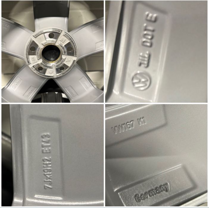 Jante NOI 19 ORIGINALE VW Tiguan II R-Line Vara 235/50/19 Allspace